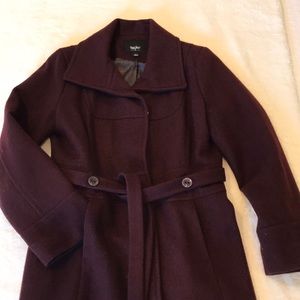 Wool blend overcoat. Size large